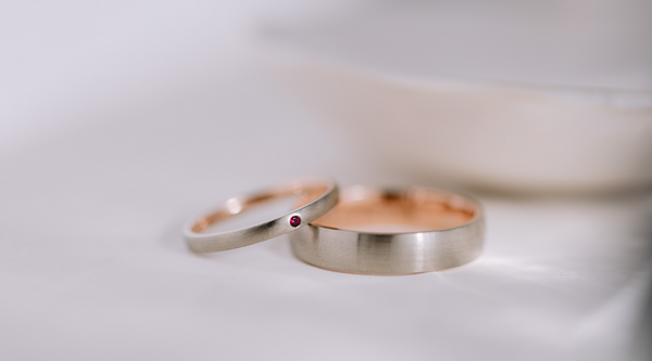 Premiere | Our first JUVELAN wedding rings for the bridal couple Maren and Frank