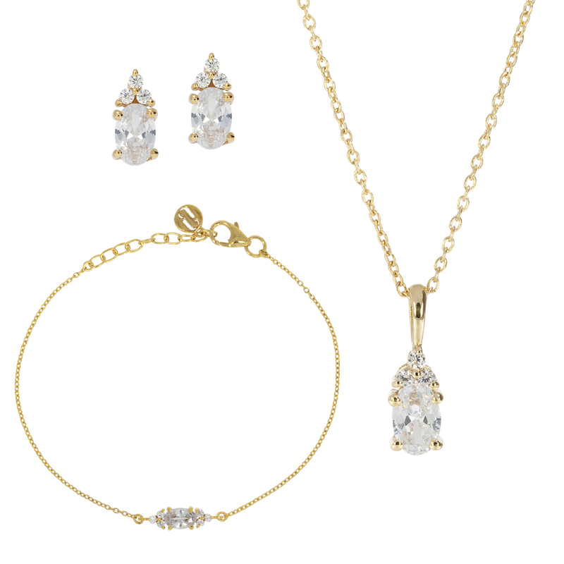 Dazzling Beauty 2 | Jewelry set with fine crystals