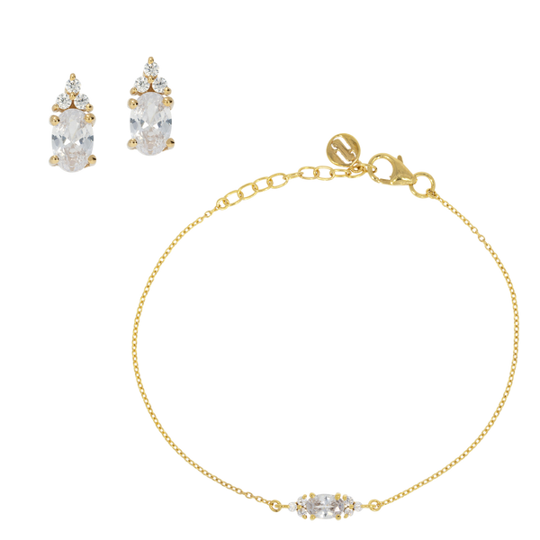 Dazzling Beauty 3 | Jewelry set with fine crystals