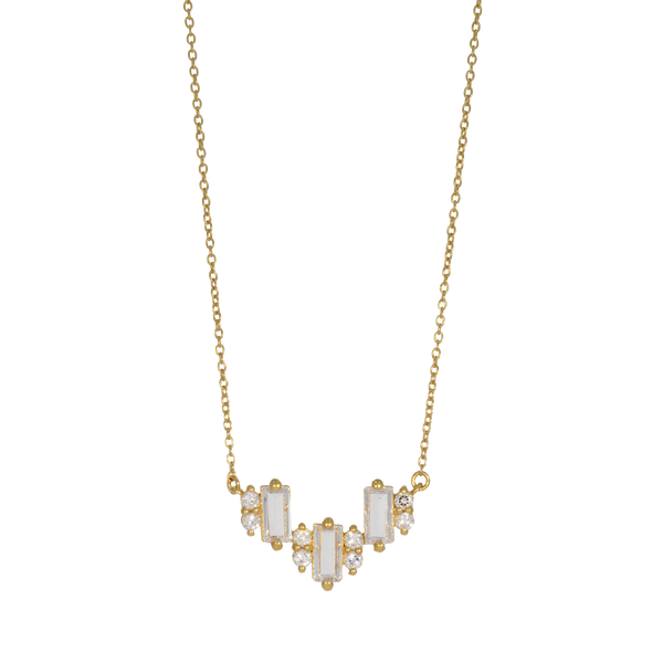 Art Lover | Delicate necklace with crystal element