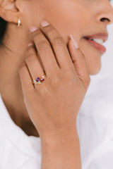 Rio | Gemstone ring multicolored