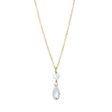Cupid | crystal drop necklace bridal jewelry