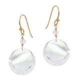 Reflection | Modern bridal jewelry crystal earrings