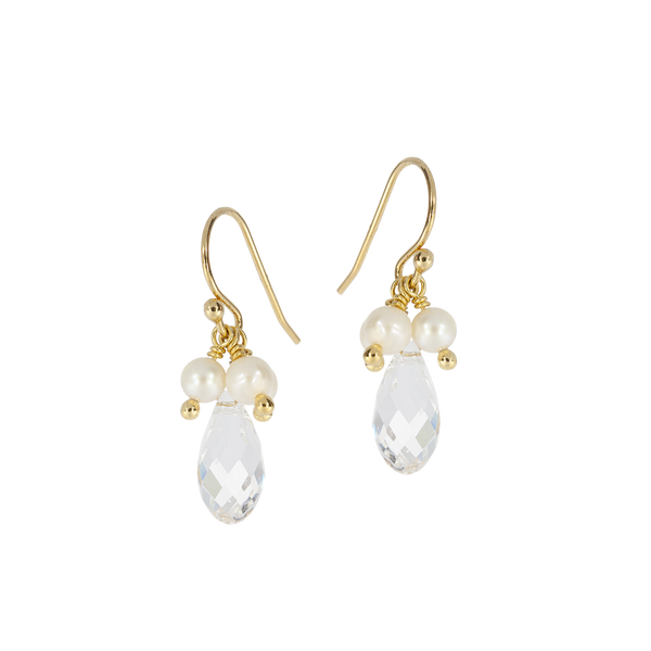 Affection | Bridal Jewelry Crystal Drop Earrings