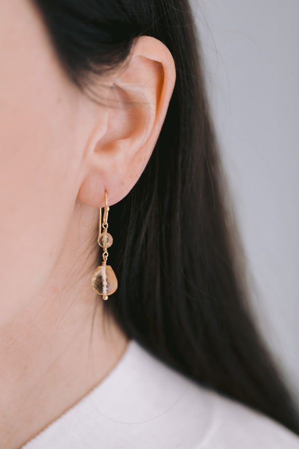 Citrine earrings