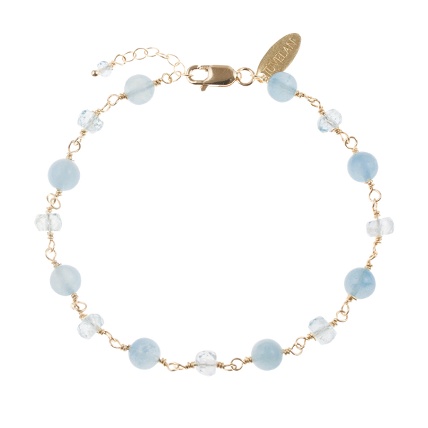 Enthusiasm | Aquamarine Bracelet