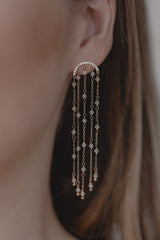 Arielle | Delicate Statement Crystal Earrings