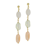 Moonstone & Prasiolite Earrings