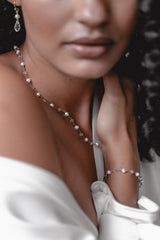 Silver Wedding & Everlasting Love | Bridal Jewelry Set