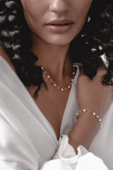 Silver Wedding & Everlasting Love & Cupid | Bridal Jewelry Set