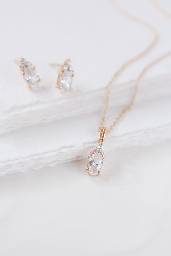 Dazzling Beauty | Jewelry set with crystals