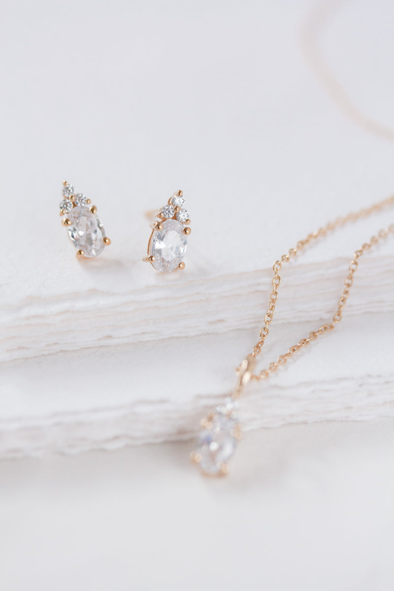 Dazzling Beauty | Small Crystal Stud Earrings