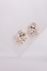 Diversity | crystal earrings with different crystals and pearls