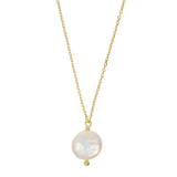 Evermore | Necklace with Round Pearl Pendant