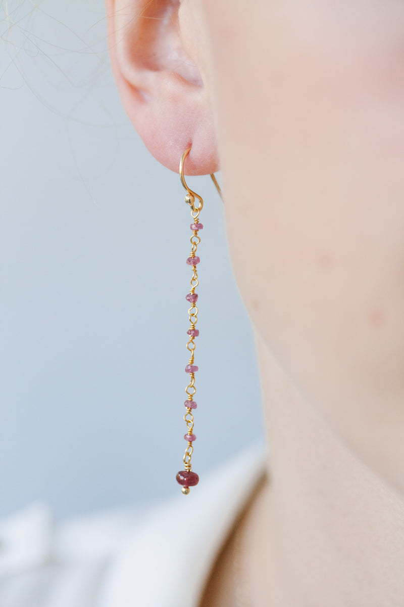 Exciting| Ruby Earrings