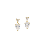 Polaris | Small crystal earrings bride