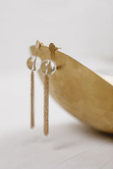Esther | Modern tassels earrings bridal jewelry