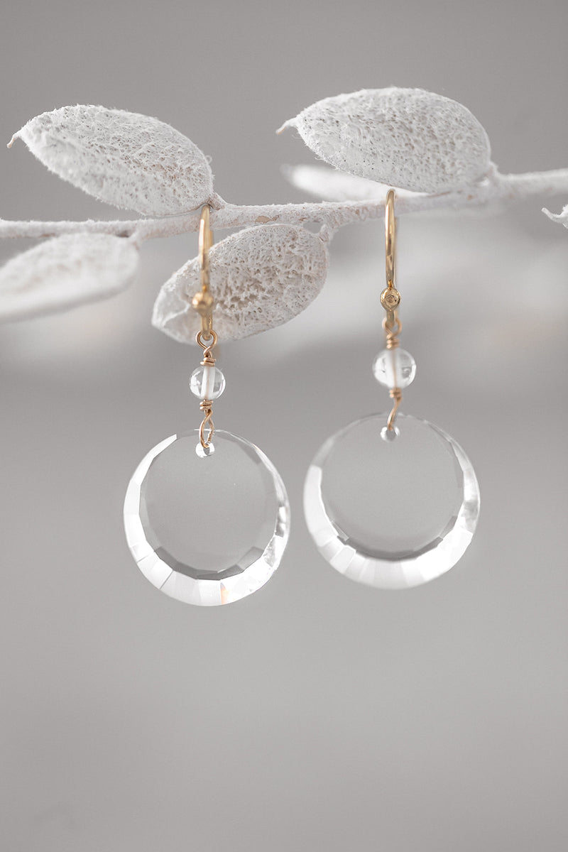 REFLECTION | Modern bridal jewelry crystal earrings