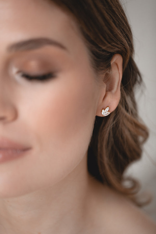 SIMPLY WONDERFUL | crystal stud earrings