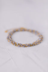 Light Blue Chameleon | Tanzanite Wrap Bracelet and Necklace