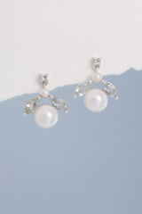 Mint Pearls | Earrings with green amethysts and freshwater pearls